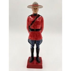 Vintage Royal Canadian‎ Mounted Police Plastic Figure Reliable Toy Co Canada 8"